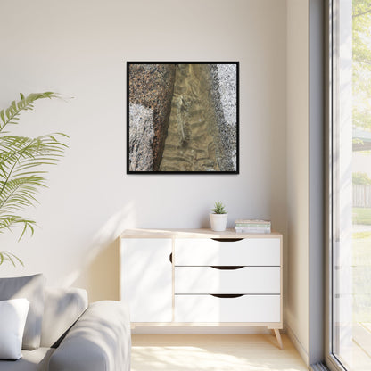 Between Concrete Walls - Unique Stretched Canvas Wall Art - Art By Earth