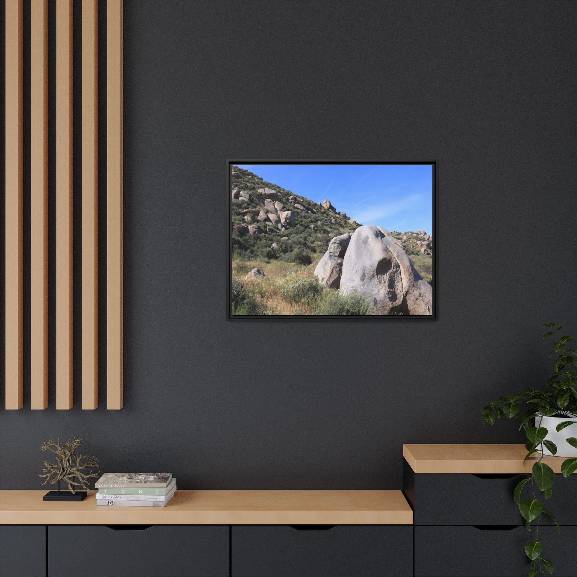 Ancient Stone Guardian - Unique Stretched Canvas Wall Art - Art By Earth