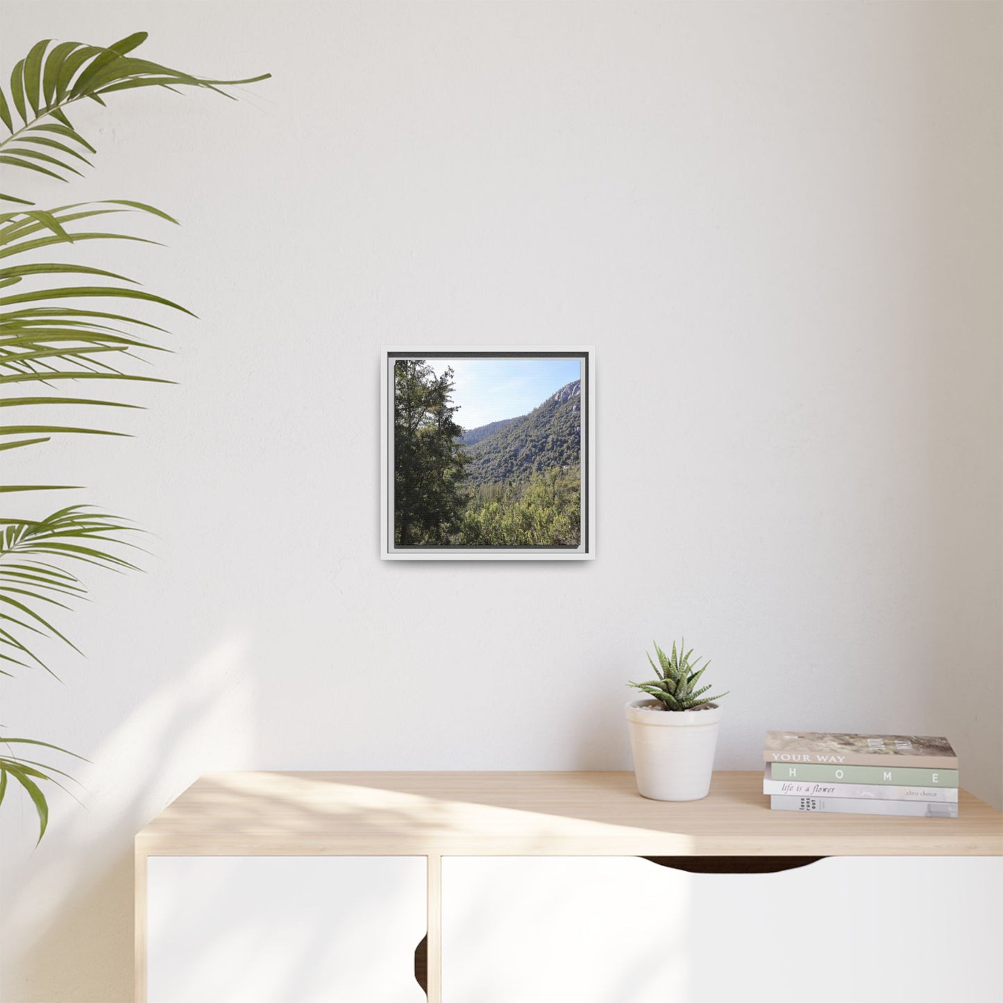 Mountain Valley Forest - Unique Stretched Canvas Wall Art
