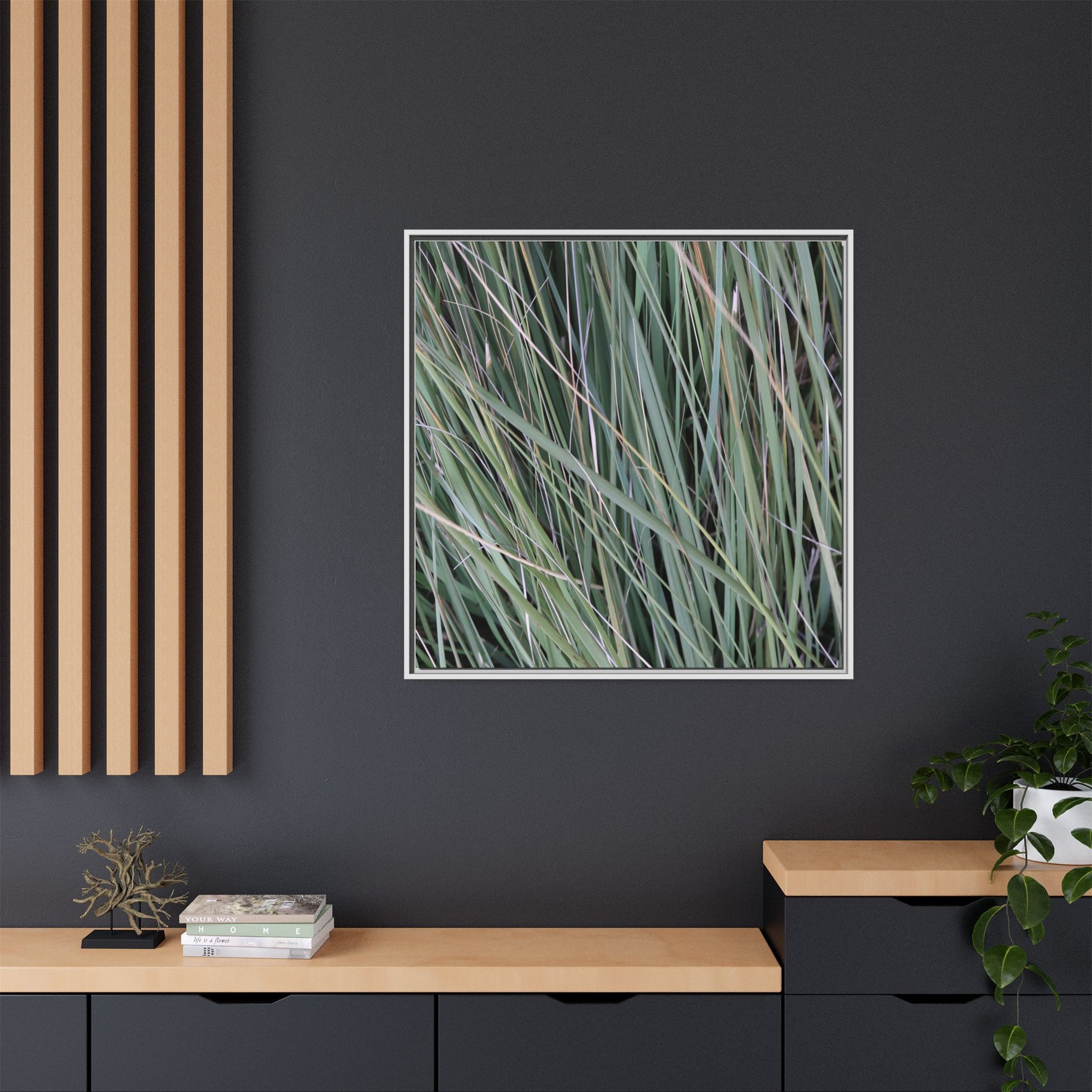 Grassland Symphony - Unique Stretched Canvas Wall Art - Art By Earth