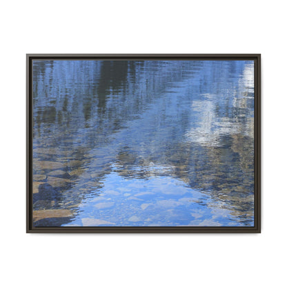 Reflected Stones - Unique Stretched Canvas Wall Art