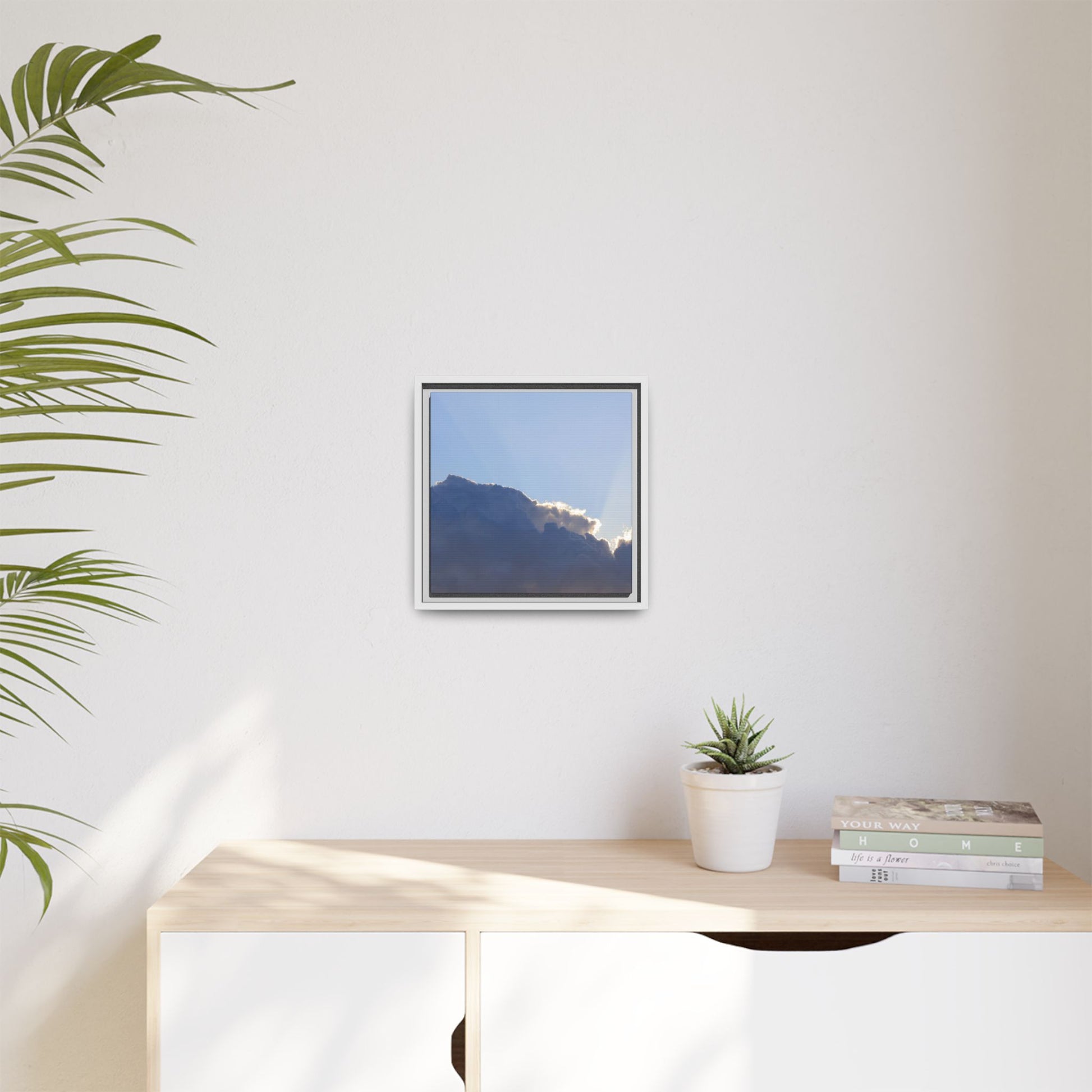 Cloud Divide - Unique Stretched Canvas Wall Art - Art By Earth