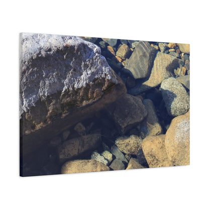 Lithic Symphony - Unique Frameless Canvas Wall Art