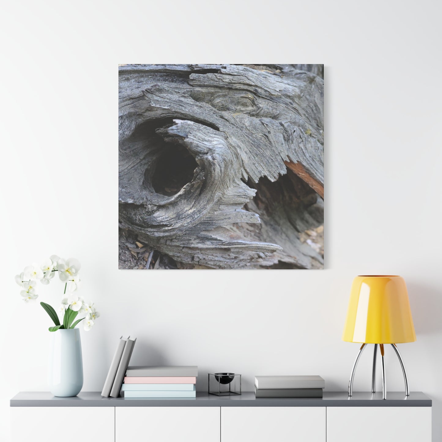 Twisted Whispers of the Forest Floor - Unique Frameless Canvas Wall Art - Art By Earth