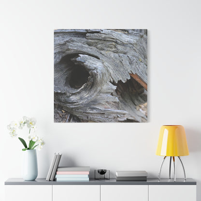 Twisted Whispers of the Forest Floor - Unique Frameless Canvas Wall Art - Art By Earth