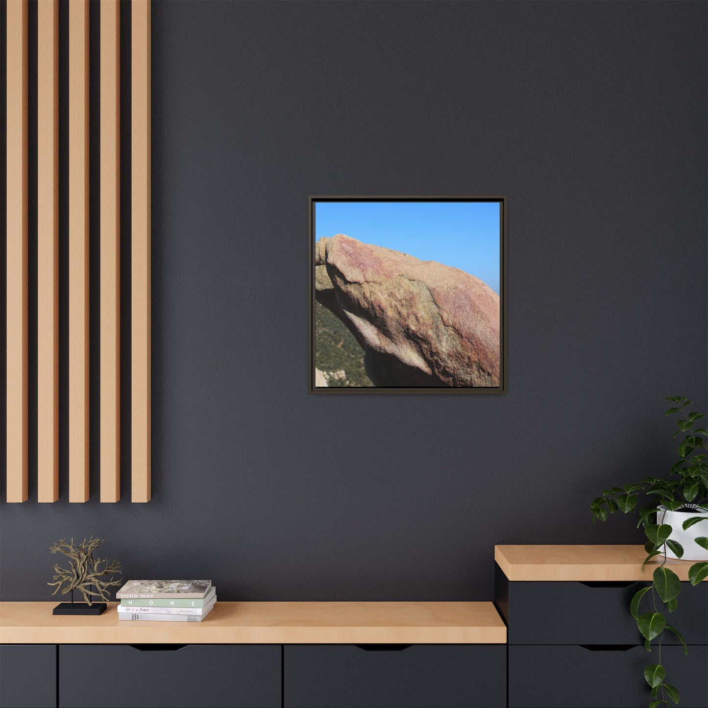 Sleeping Stone - Unique Stretched Canvas Wall Art - Art By Earth