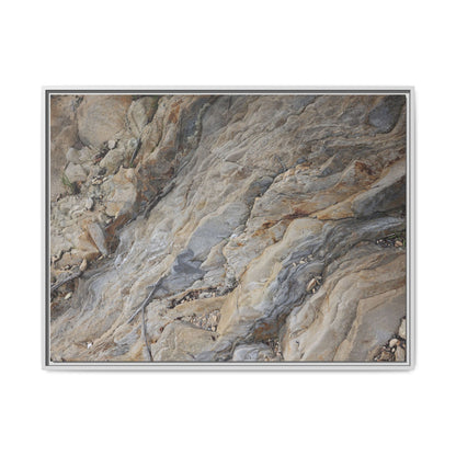 Layers of Earth's History - Unique Stretched Canvas Wall Art - Art By Earth