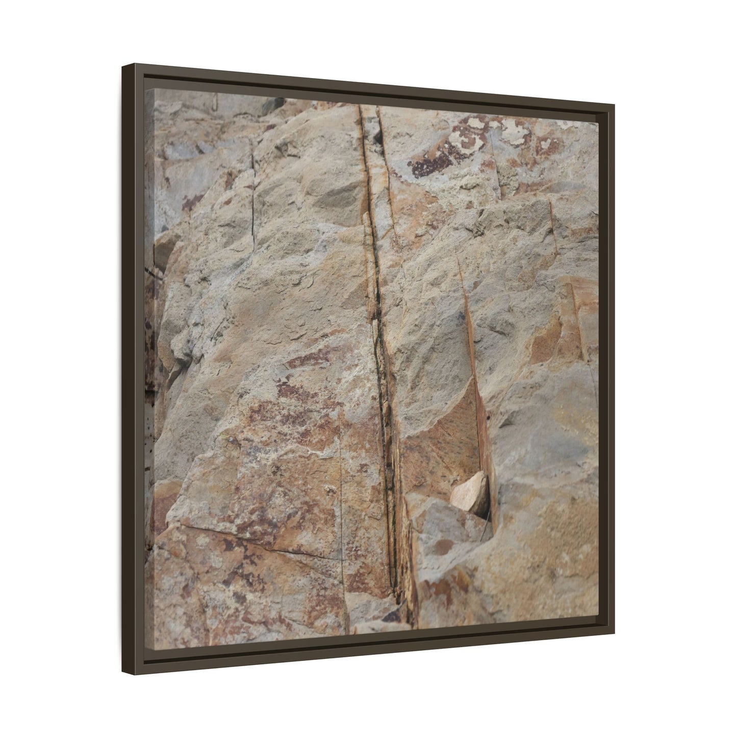 Sedimentary Symphony - Unique Stretched Canvas Wall Art - Art By Earth