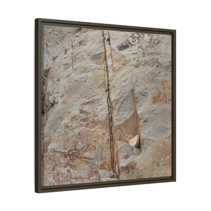 Sedimentary Symphony - Unique Stretched Canvas Wall Art - Art By Earth