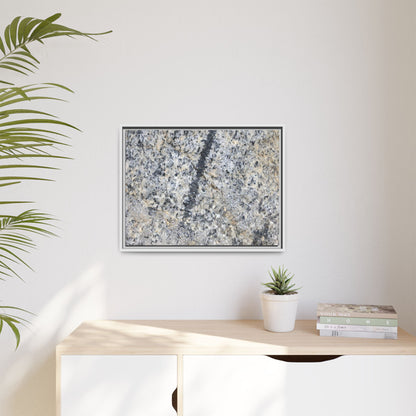 Granite Bubbles - Unique Stretched Canvas Wall Art - Art By Earth