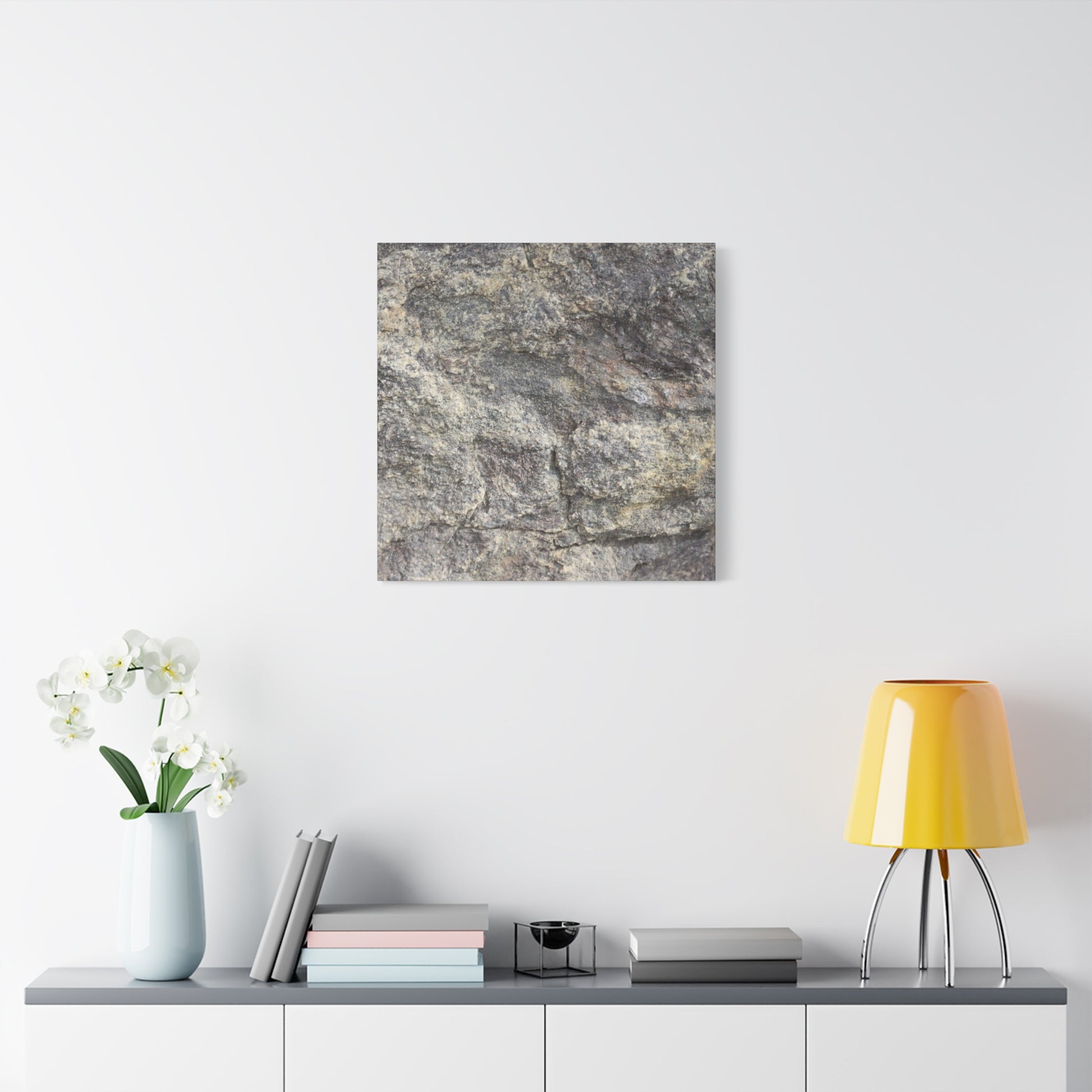 Granite Memory - Unique Frameless Canvas Wall Art - Art By Earth