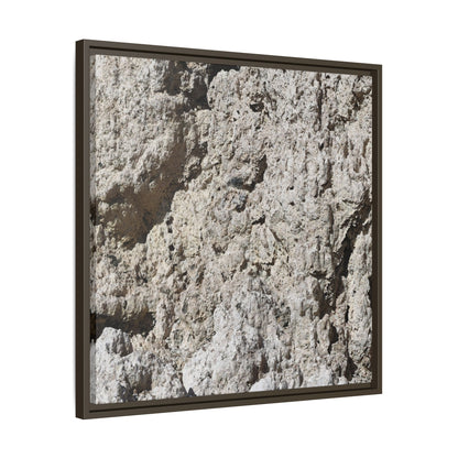 Weathered Stone Whispers - Unique Stretched Canvas Wall Art