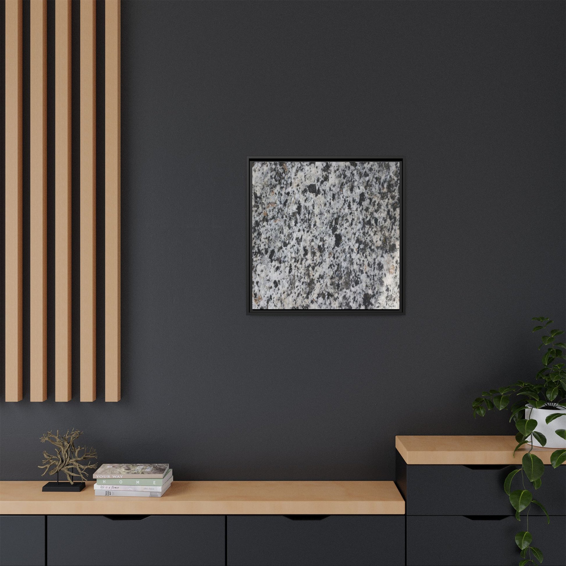 Granite Song - Unique Stretched Canvas Wall Art - Art By Earth