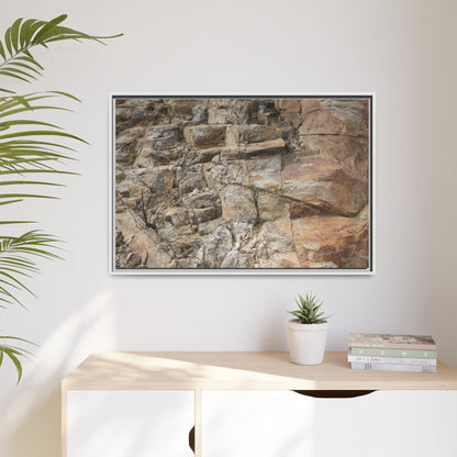 Sandstone Symphony - Unique Stretched Canvas Wall Art - Art By Earth