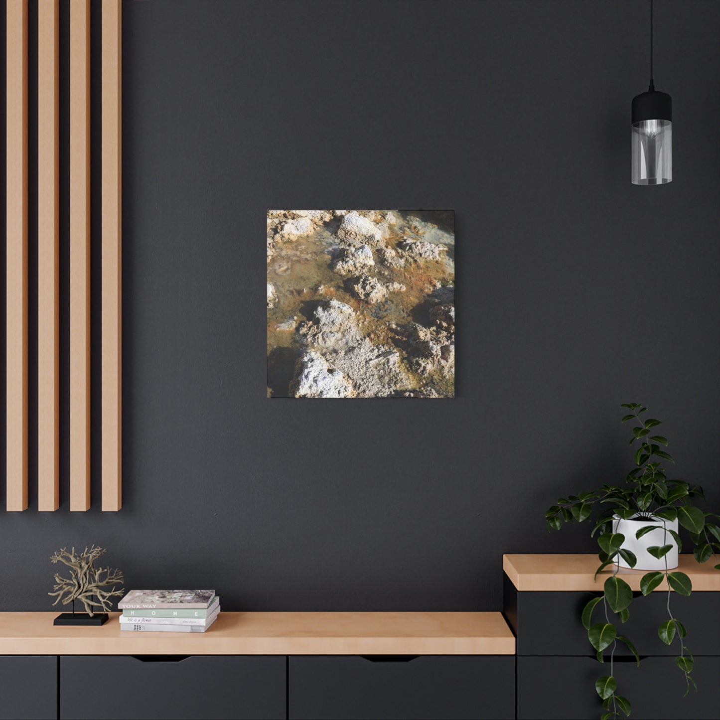 Strata of Decay - Unique Frameless Canvas Wall Art