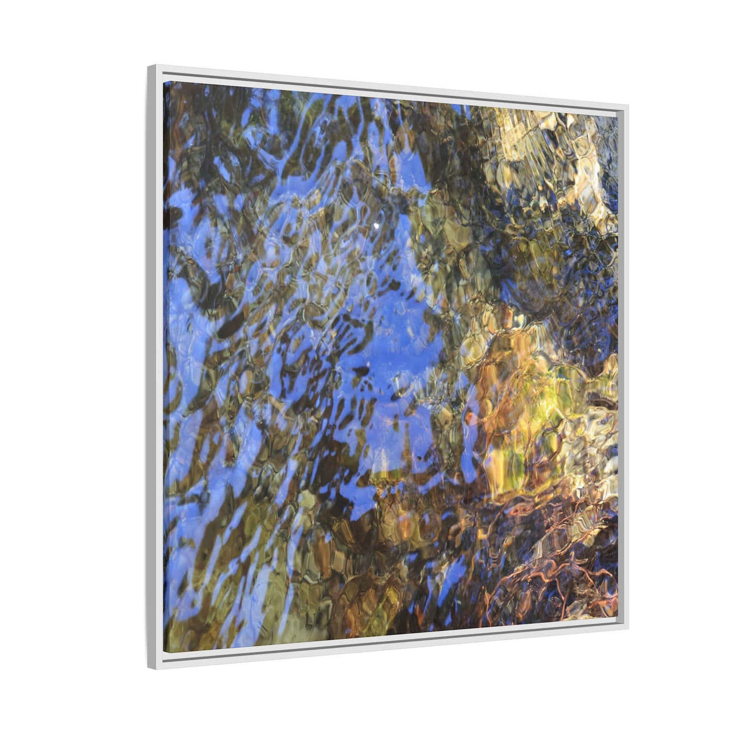 Watery Kaleidoscope - Unique Stretched Canvas Wall Art - Art By Earth