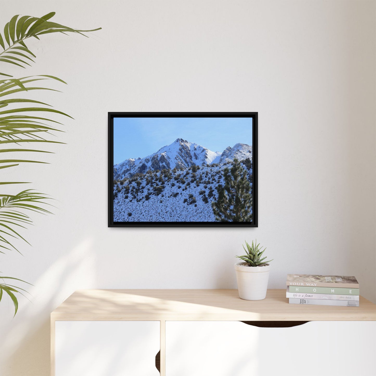 Snow's Embrace - Unique Stretched Canvas Wall Art