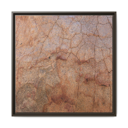 Russet Fissures - Unique Stretched Canvas Wall Art - Art By Earth