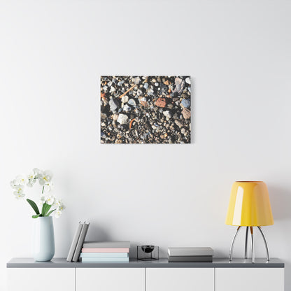 Scattered Stones - Unique Frameless Canvas Wall Art