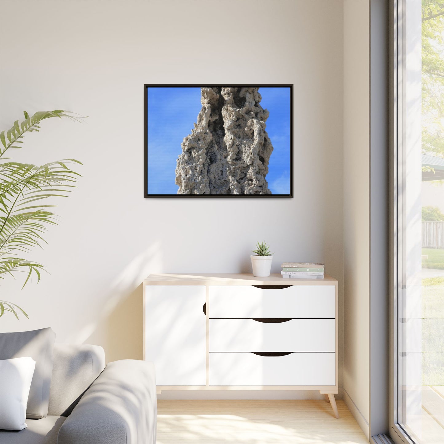 Stone Sentinel - Unique Stretched Canvas Wall Art