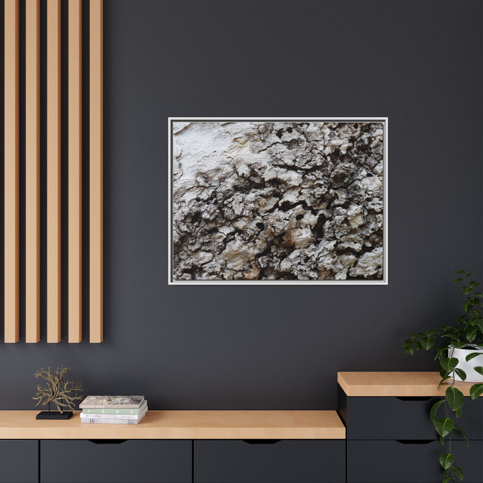 Cracked Terrain - Unique Stretched Canvas Wall Art - Art By Earth