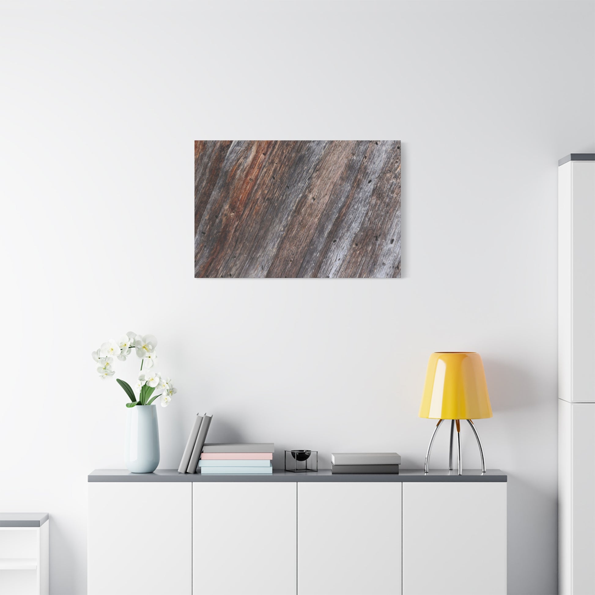 Aged Timber Surface - Unique Frameless Canvas Wall Art - Art By Earth