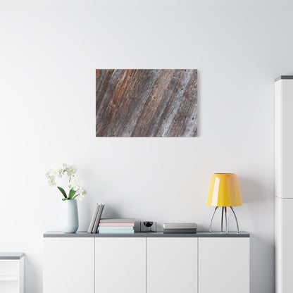 Aged Timber Surface - Unique Frameless Canvas Wall Art - Art By Earth