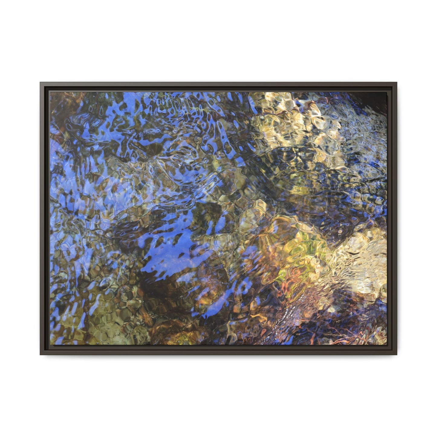 Aquatic Kaleidoscope - Unique Stretched Canvas Wall Art - Art By Earth