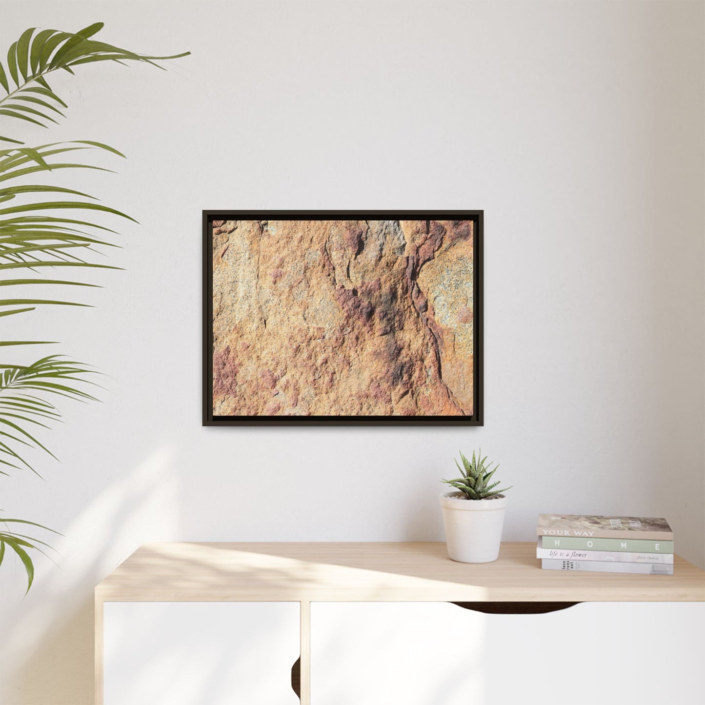 Fractal Stone - Unique Stretched Canvas Wall Art - Art By Earth