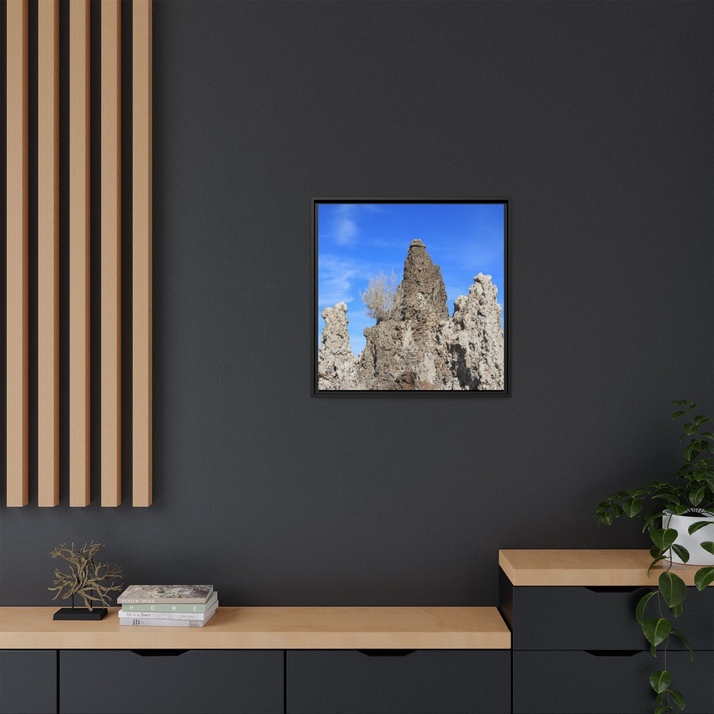 Silent Sentinels - Unique Stretched Canvas Wall Art