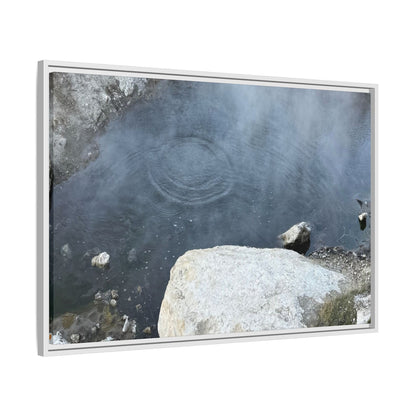 Ripples of Silence - Unique Stretched Canvas Wall Art
