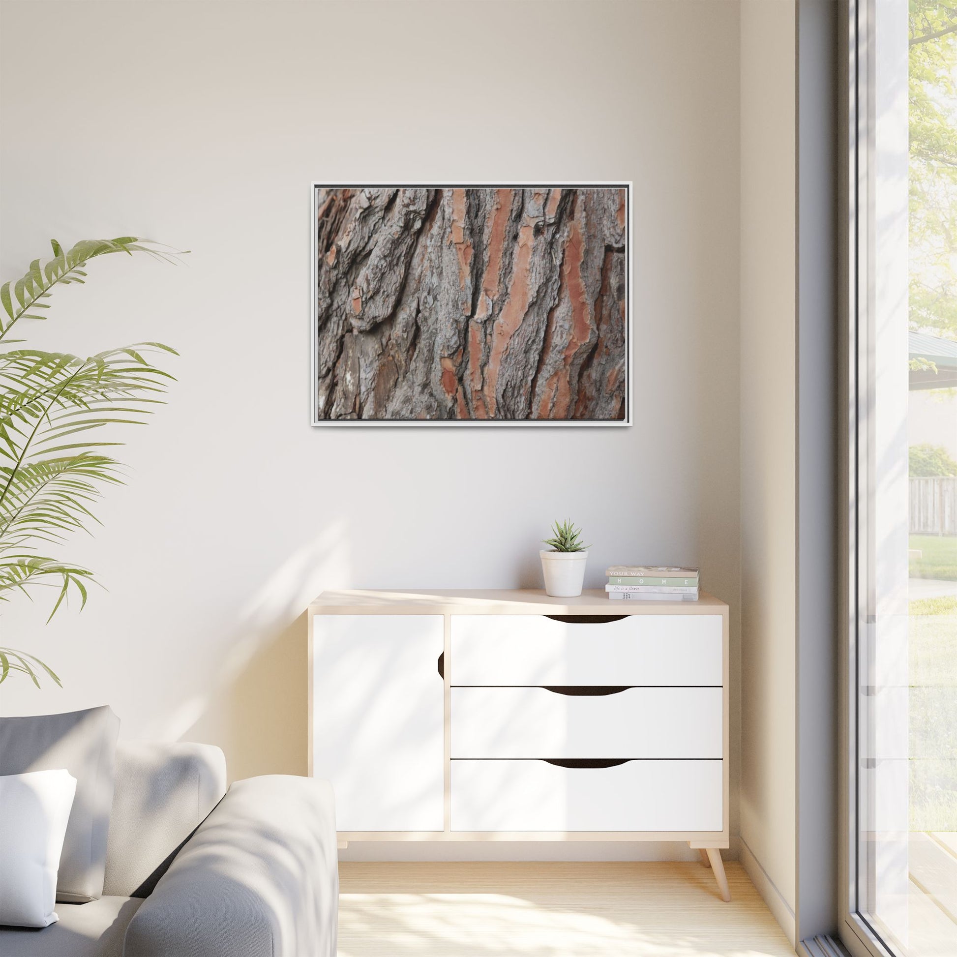 Woodland Layers - Unique Stretched Canvas Wall Art - Art By Earth