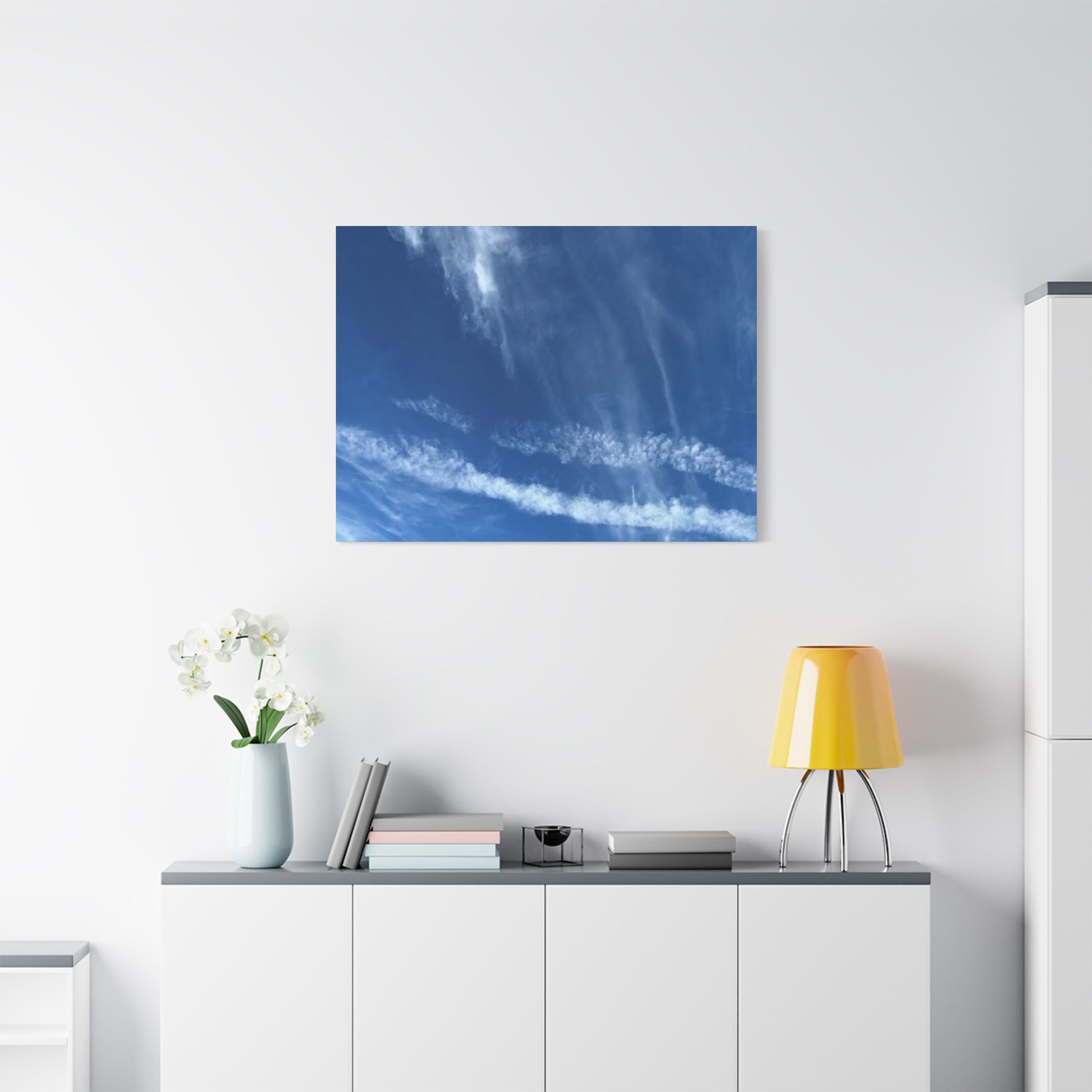 Sky's Poetry - Unique Frameless Canvas Wall Art - Art By Earth