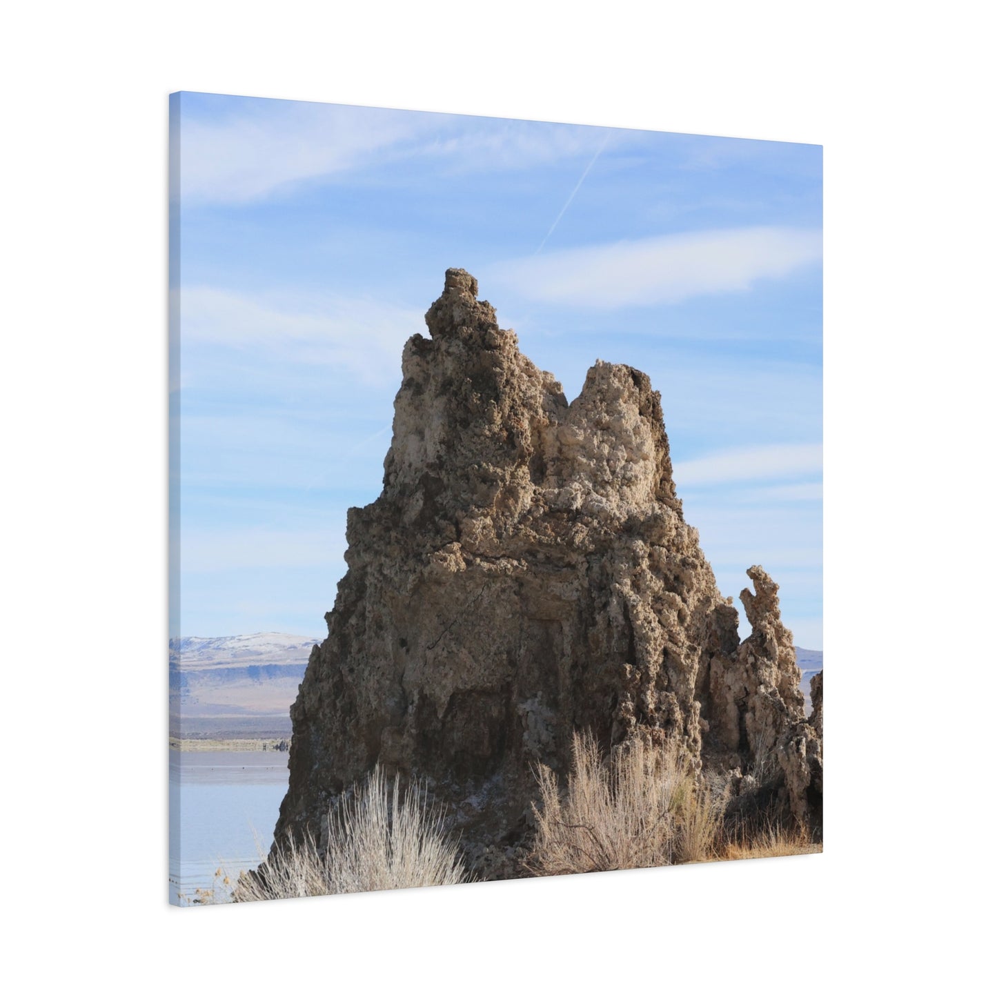 Mono Lake Monolith - Unique Frameless Canvas Wall Art