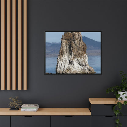 Tufa Tower Reflection - Unique Stretched Canvas Wall Art