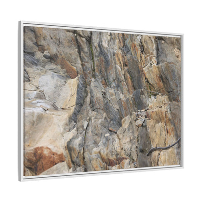 Stone's Silent Symphony - Unique Stretched Canvas Wall Art - Art By Earth