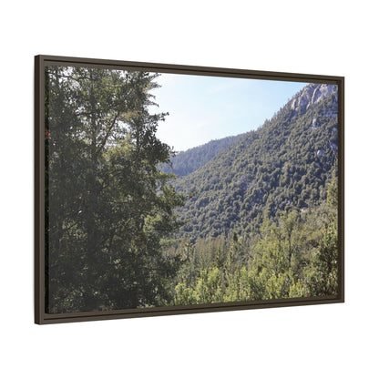 Mountain Valley Forest - Unique Stretched Canvas Wall Art