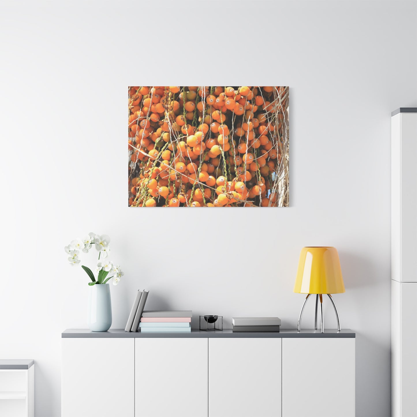 Orange Harvest - Unique Frameless Canvas Wall Art - Art By Earth