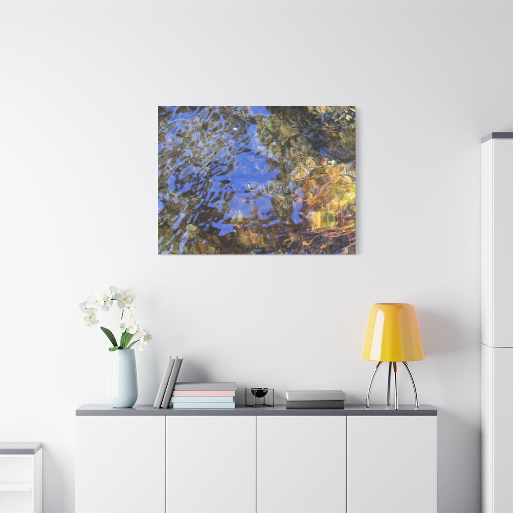 Water's Whisper - Unique Frameless Canvas Wall Art - Art By Earth