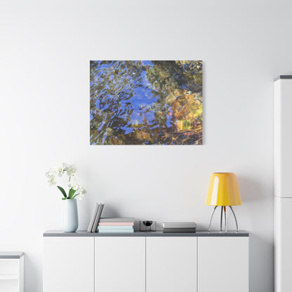 Water's Whisper - Unique Frameless Canvas Wall Art - Art By Earth