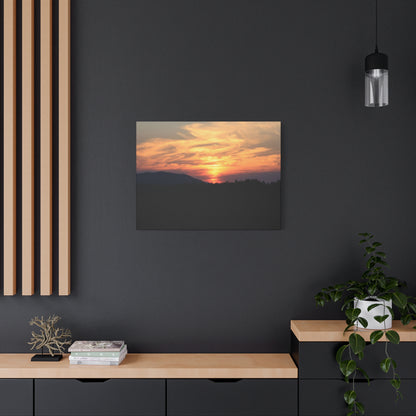 Mountain Twilight - Unique Frameless Canvas Wall Art - Art By Earth