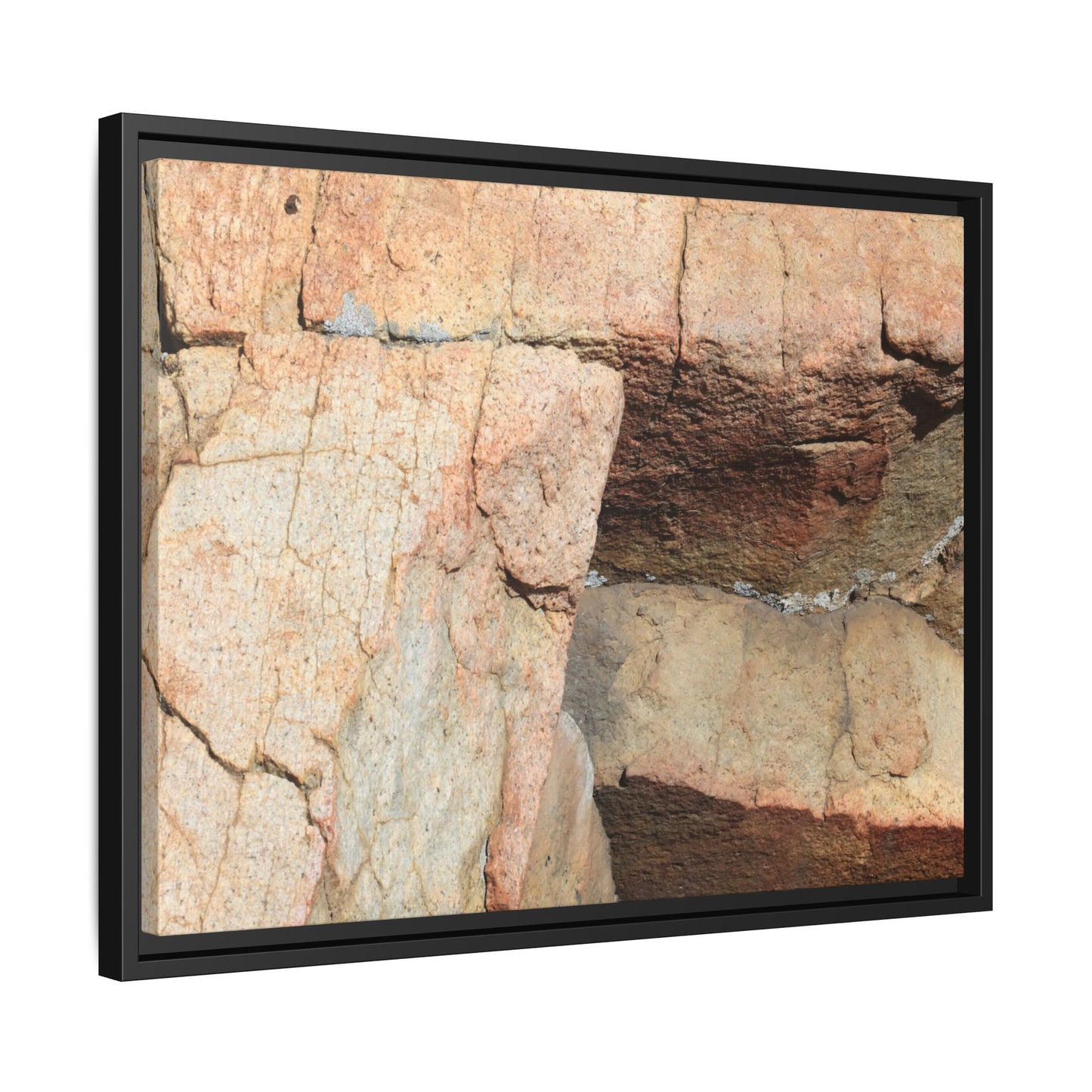 Fractured Stone - Unique Stretched Canvas Wall Art - Art By Earth