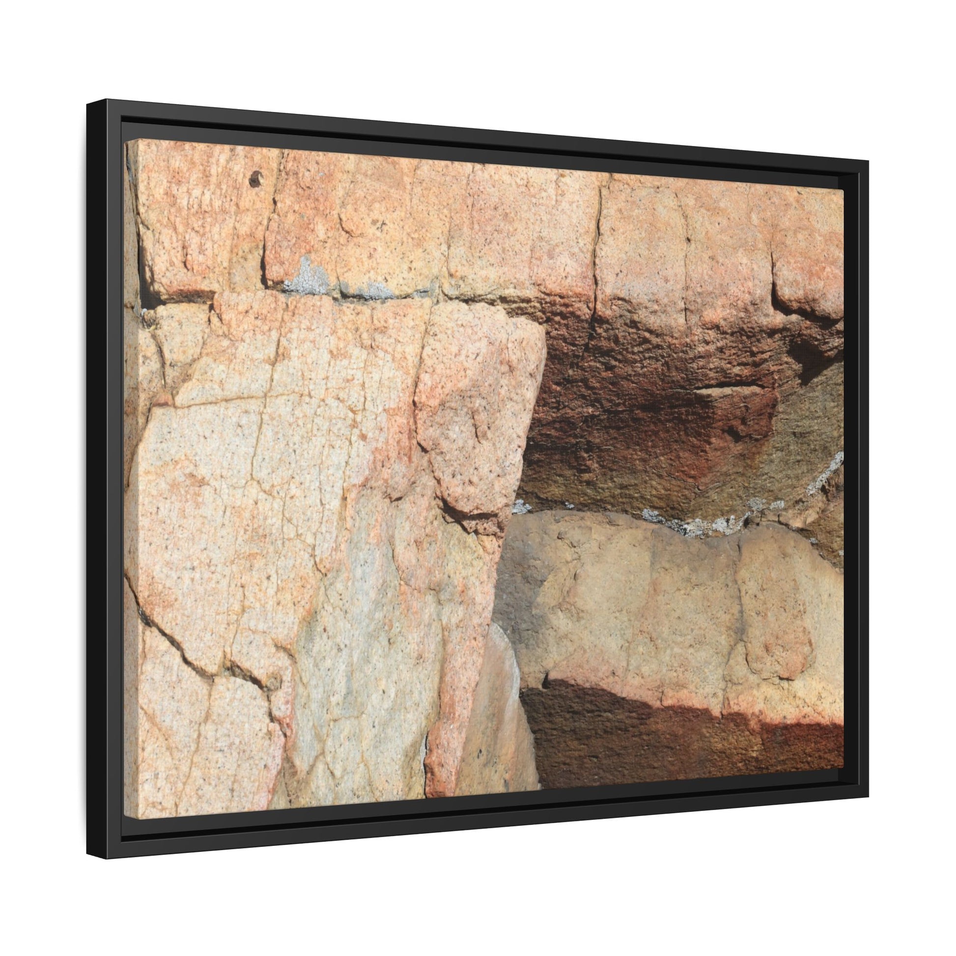 Fractured Stone - Unique Stretched Canvas Wall Art - Art By Earth