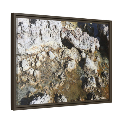 Strata of Silence - Unique Stretched Canvas Wall Art