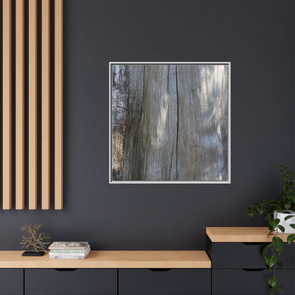 Weathered Wood Surface - Unique Stretched Canvas Wall Art