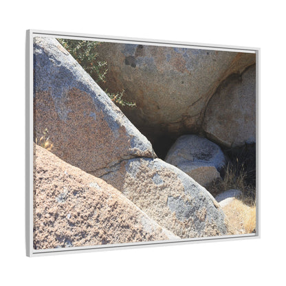Boulder Shelter - Unique Stretched Canvas Wall Art