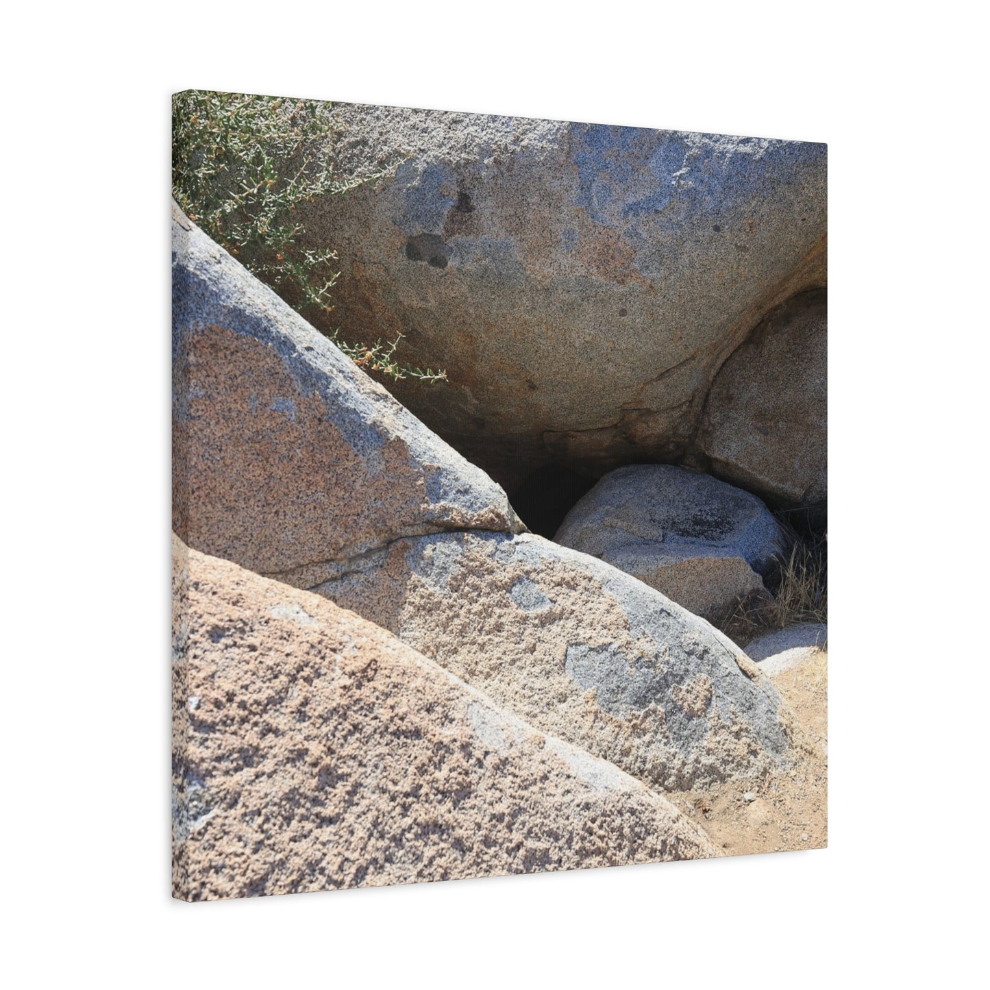 Rocky Shelter - Unique Frameless Canvas Wall Art