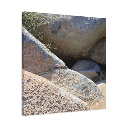 Rocky Shelter - Unique Frameless Canvas Wall Art