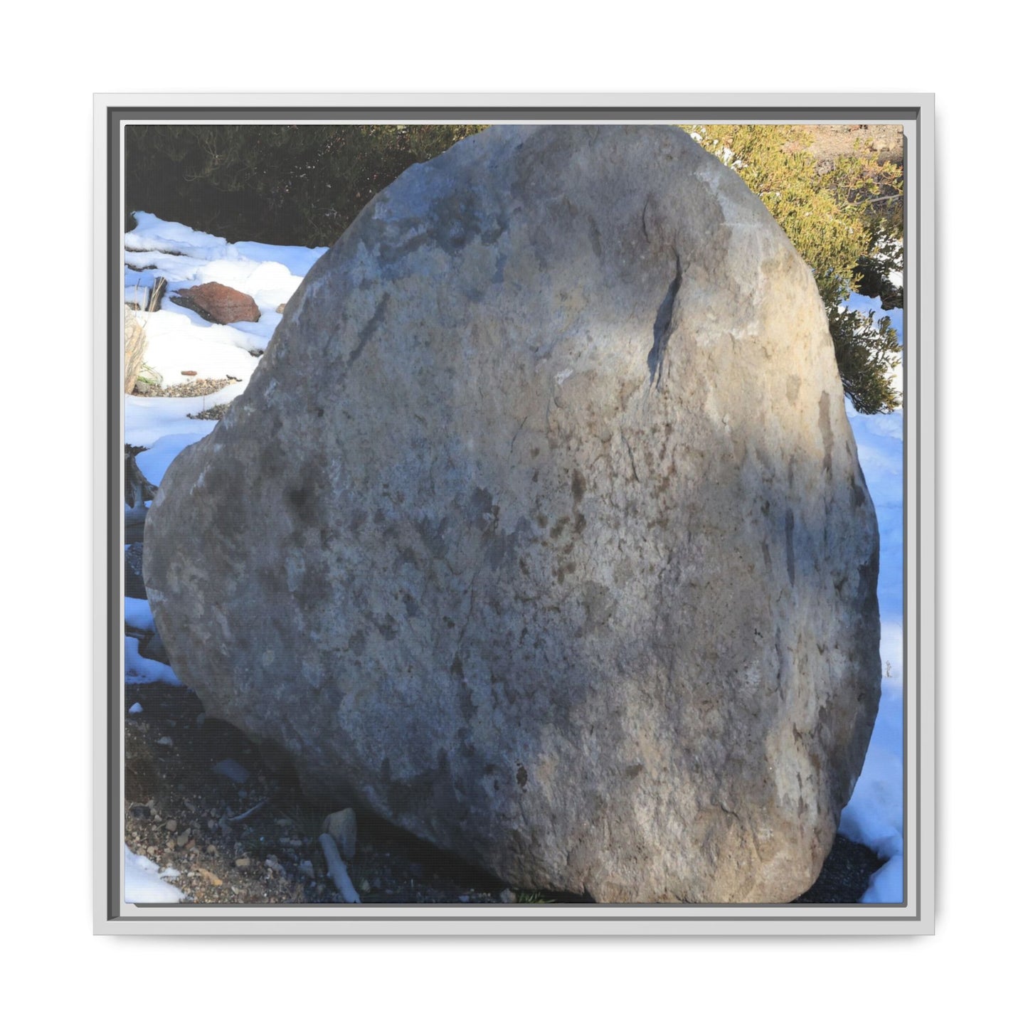 Glacial Solitude - Unique Stretched Canvas Wall Art