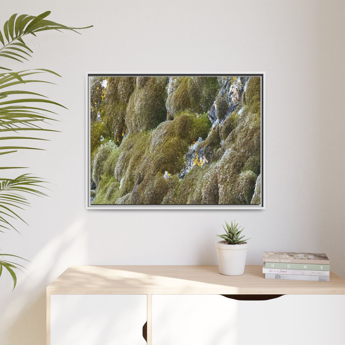 Moss Symphony - Unique Stretched Canvas Wall Art